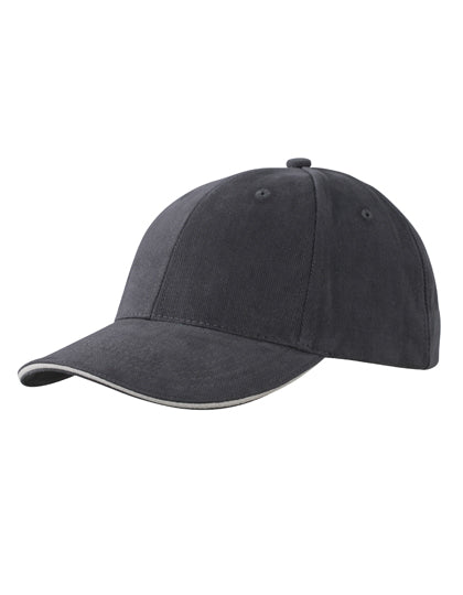 Daiber - 6-Panel Sandwich Cap - Graphite / Light Grey