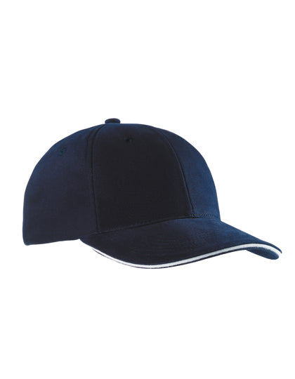 Daiber - 6-Panel Sandwich Cap - Navy / White
