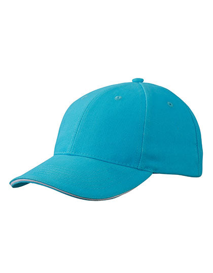 Daiber - 6-Panel Sandwich Cap - Pacific / White