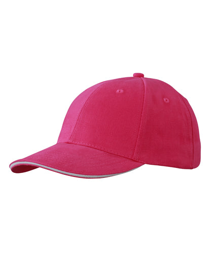 Daiber - 6-Panel Sandwich Cap - Pink / White