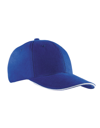 Daiber - 6-Panel Sandwich Cap - Royal / White