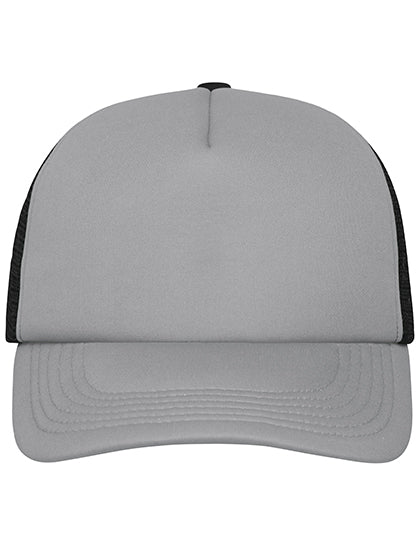 Daiber - 5-Panel Polyester Mesh Pet - Dark Grey/Black