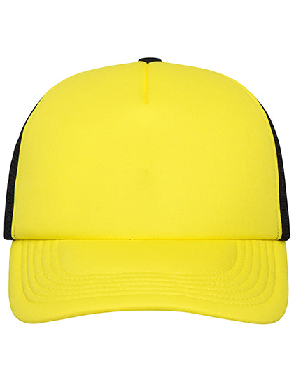 Daiber - 5-Panel Polyester Mesh Pet - Sun Yellow/Black