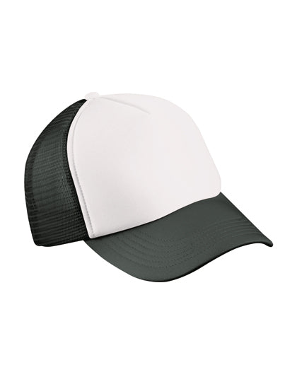 Daiber - 5-Panel Polyester Mesh Pet - White/Black