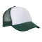White/Dark Green