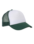 White/Dark Green