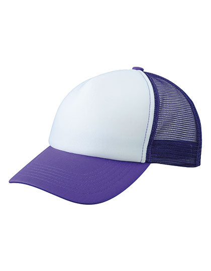 Daiber - 5-Panel Polyester Mesh Pet - White/Lilac