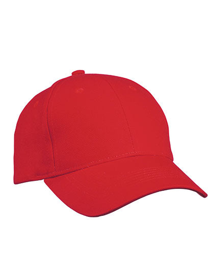 Daiber - 6 Panel Cap Heavy Cotton - Red