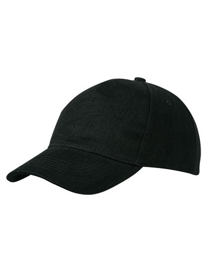 Daiber - 5 Panel Cap Heavy Cotton - Black