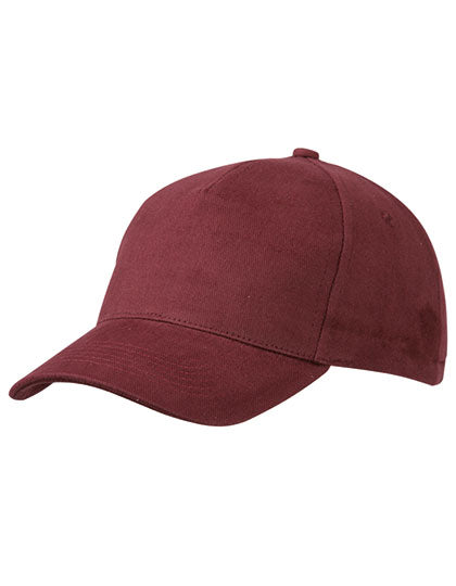 Daiber - 5 Panel Cap Heavy Cotton - Burgundy