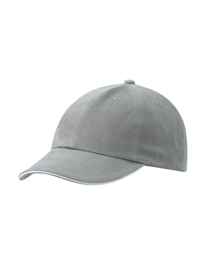Daiber - 6-Panel Raver Sandwich Cap - Dark Grey / White