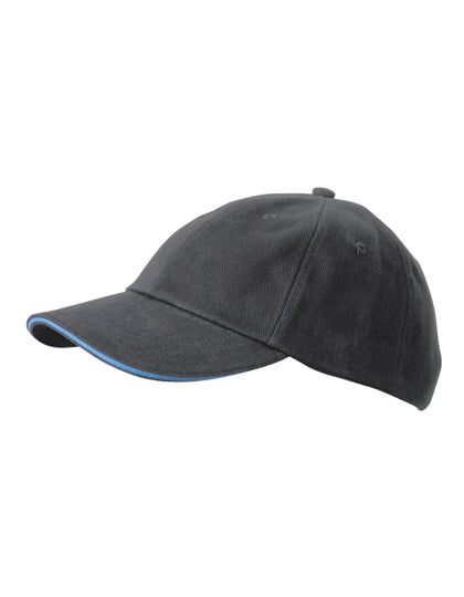 Daiber - 6-Panel Raver Sandwich Cap - Graphite / Aqua