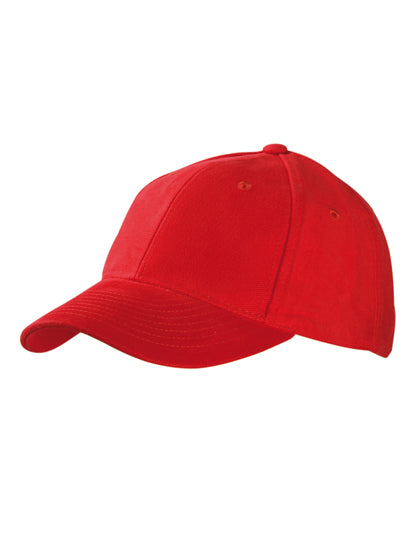 Daiber - 6-Panel Raver Cap Laminated - Signal Red