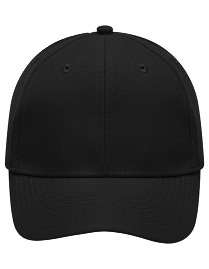 Daiber - 6-Panel Polyester Peach Cap - Black
