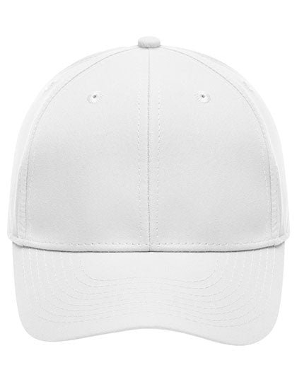 Daiber - 6-Panel Polyester Peach Cap - White