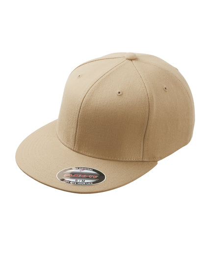 Daiber - 6 Panel Flexfit® Flat Peak Cap - Khaki