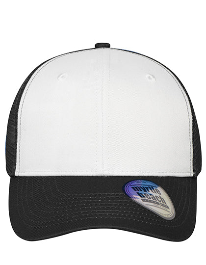 Daiber - 6 Panel Mesh Cap - White / Black