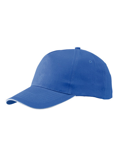 Daiber - 5 Panel Promo Sandwich Cap - Royal / White