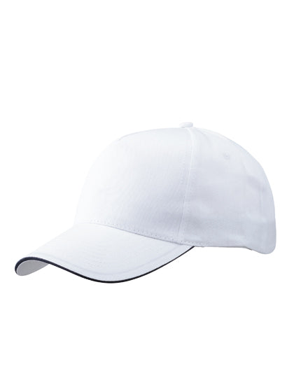 Daiber - 5 Panel Promo Sandwich Cap - White / Navy