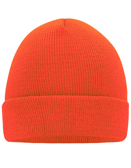 Daiber - Knitted Cap - Bright Orange