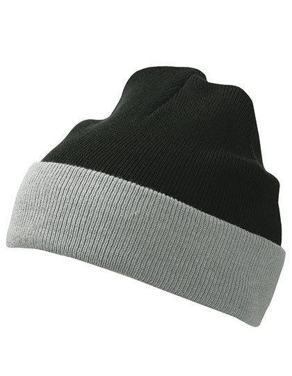 Daiber - Knitted Cap - Black / Grey