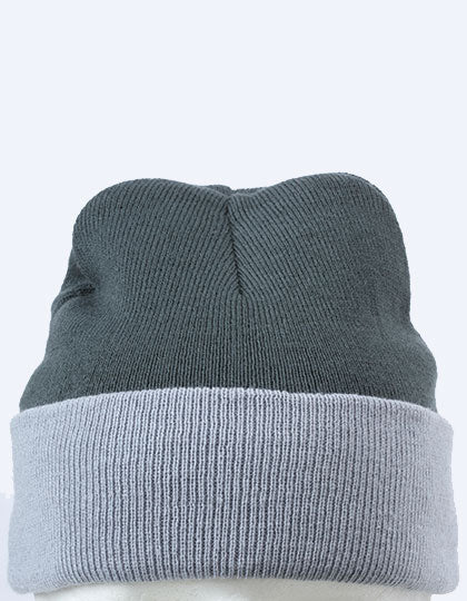 Daiber - Knitted Cap - Dark Grey / Light Grey