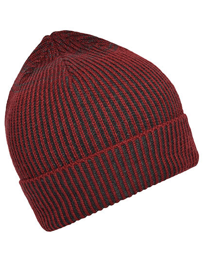 Myrtle beach - Muts Ribbed - Dark Red/Anthracite