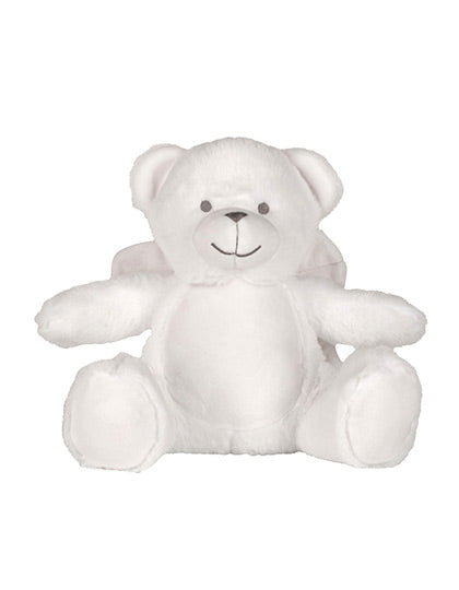 Mumbles - Print Me - Angel Bear White