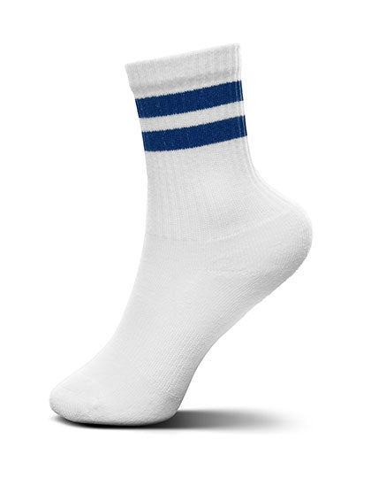 MR. SOCKS - Tennis Socks - White / Navy
