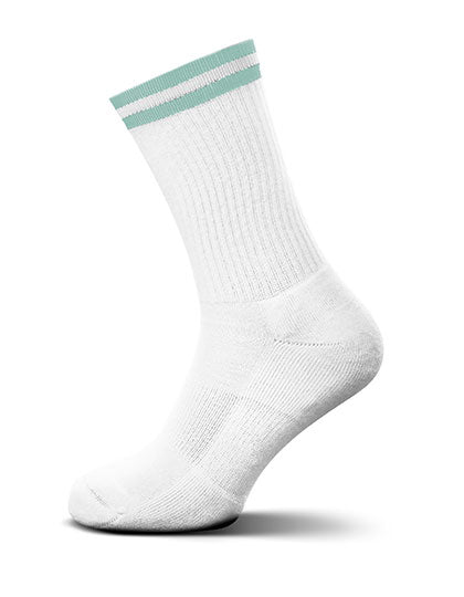 MR. Socks - Premium Tennis Sokken - White/Mint