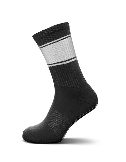 MR. Socks - Klassieke Voetbal Sokken - Black/White
