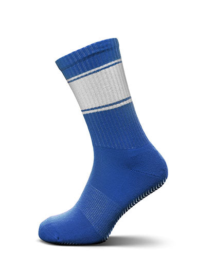MR. Socks - Klassieke Voetbal Sokken - Blue/White
