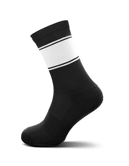 MR. Socks - Lichte Voetbal Sokken - Black/White