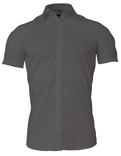 Marvelis - Men´s Shirt Body Fit Short Sleeve - Anthracite