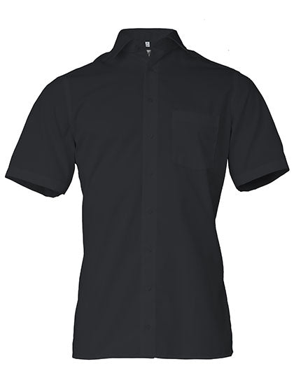 Marvelis - Men´s Shirt Comfort Fit Short Sleeve - Black