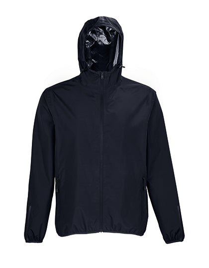 NEOBLU - Unisex Waterproof Windbreaker Jacket Andrea - Deep Black