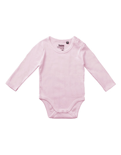 Neutral - Romper Lange Mouwen Baby - Light Pink - 100% Biologisch Katoen