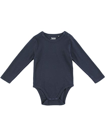Neutral - Romper Lange Mouwen Baby - Navy - 100% Biologisch Katoen