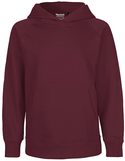 Neutral - Classic Hoodie - Burgundy - 100% Biologisch Katoen