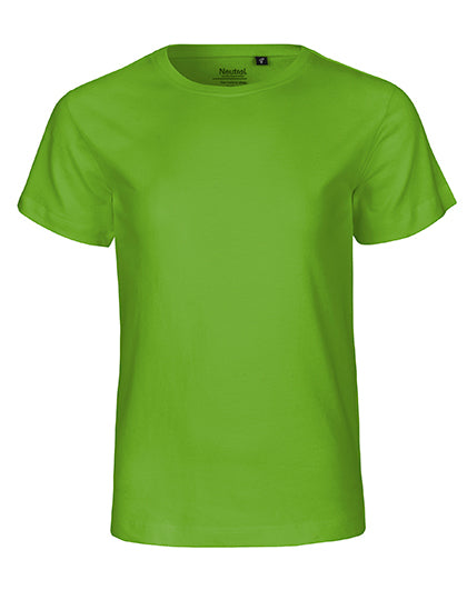 Neutral - Kids´ Short Sleeve T-Shirt - Lime 116/122 (uitverkoop)
