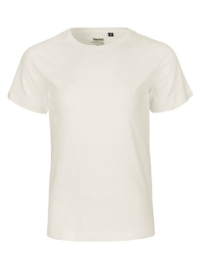 Neutral - Korte Mouwen Kinder T-Shirt - Natural - 100% Biologisch Katoen