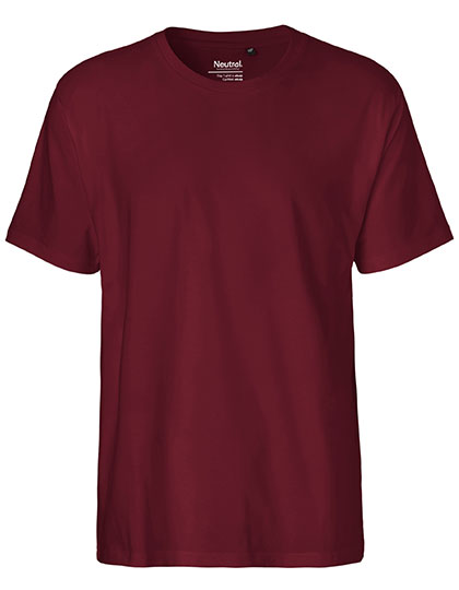 Neutral - Classic  T-Shirt - Bordeaux - 100% Biologisch Katoen