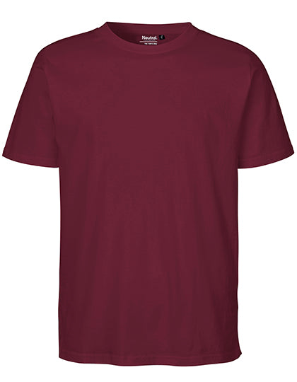 Neutral - Regular Unisex T-Shirt - Bordeaux - 100% Biologisch Katoen