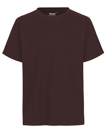 Neutral - Regular Unisex T-Shirt - Brown - 100% Biologisch Katoen