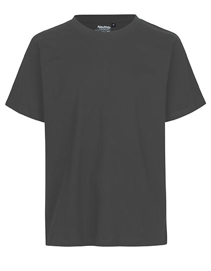 Neutral - Regular Unisex T-Shirt - Charcoal - 100% Biologisch Katoen