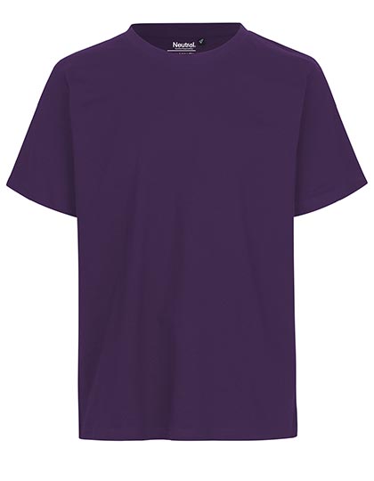 Neutral - Regular Unisex T-Shirt - Purple - 100% Biologisch Katoen