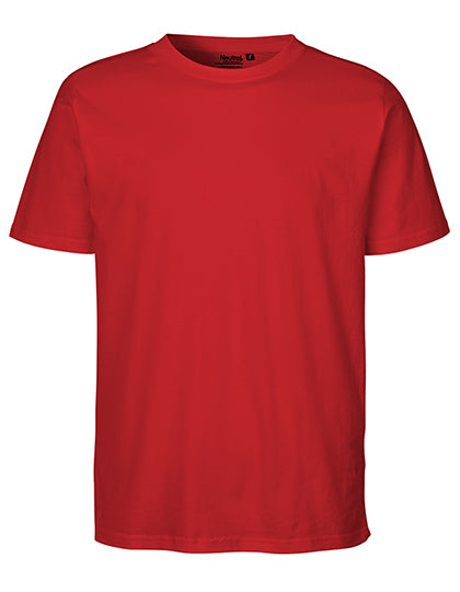 Neutral - Regular Unisex T-Shirt - Red - 100% Biologisch Katoen
