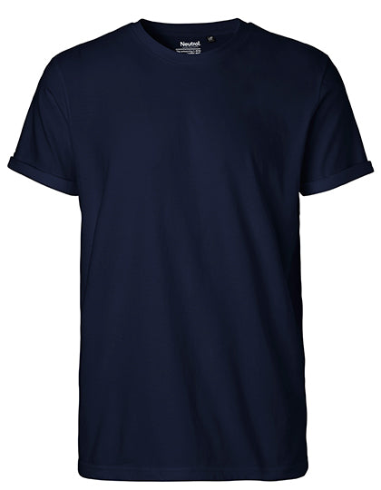 Neutral - Roll Up Sleeve T-Shirt - Navy - 100% Biologisch Katoen