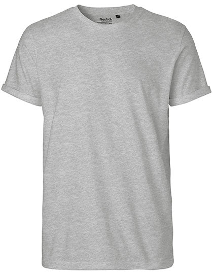 Neutral - Roll Up Sleeve T-Shirt - Sport Grey - 100% Biologisch Katoen