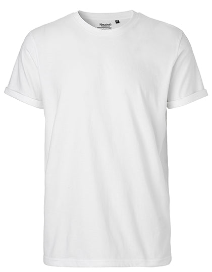Neutral - Roll Up Sleeve T-Shirt - White - 100% Biologisch Katoen